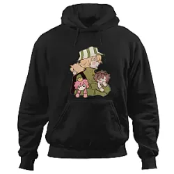 Philza Holding Tommy Techno And Wilbur Hoodies