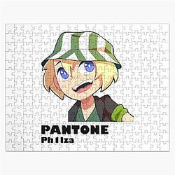 Philza Puzzles - Graphic Philzas Playing Video Games Pantone Jigsaw Puzzle RB1111