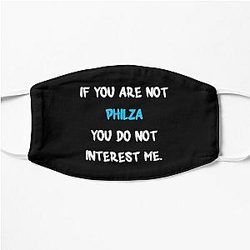Philza Face Masks - If you are not - Philza Flat Mask RB1111