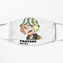 Philza Face Masks - Graphic Philzas Playing Video Games Pantone Flat Mask RB1111
