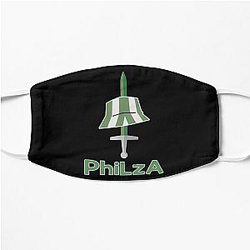 Philza Face Masks - Graphic Design Philza Gaming Love Anime Tubbo Flat Mask RB1111