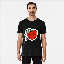 Philza T-Shirts – Philza Hardcore Heart Premium T-Shirt