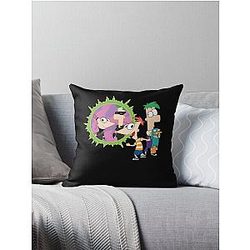 Phineas and Ferb Throw Pillow