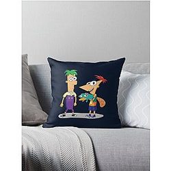 Phineas and Ferb Throw Pillow