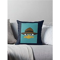 Perry the Platypus Graphic Throw Pillow
