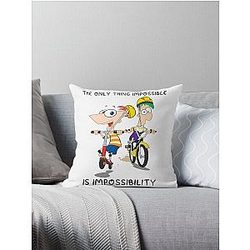 Phineas and Friends Ferb Throw Pillow
