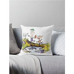 Phineas and Ferb Throw Pillow