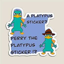 Perry Sticker Magnet
