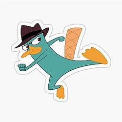 Perry the Platypus Sticker