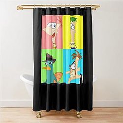 Phineas and Ferb Pop Shower Curtain