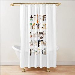 Phineas and Ferb shower curtain.