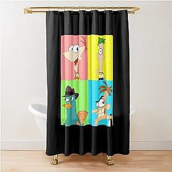 Phineas Ferb Shower Curtain