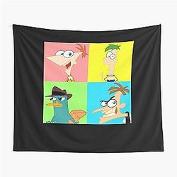 Phineas Ferb Rock bandeau Graphic tapestry for fans