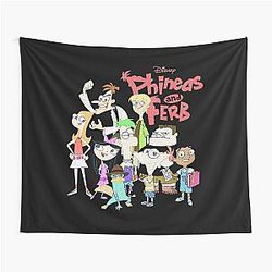Call Me D is Phineas and Ferb The Group Logo Nice Gift For Fan Tapestry