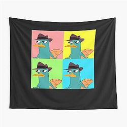 Mens Agent Phineas and Ferb For Movie Fans Tapestry
