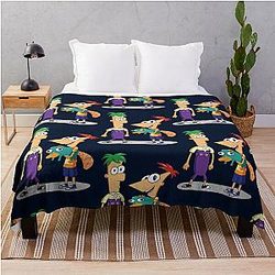 Phineas and Ferb Throw Blanket