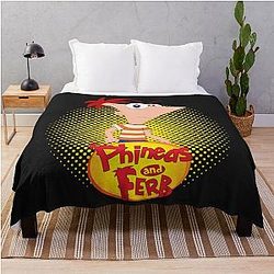 Phineas and Ferb Throw Blanket