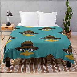Perry the Platypus Agentатку Graphic Throw Blanket