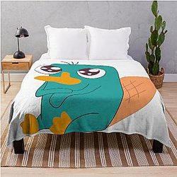 Baby Perry The Platypus Throw Blanket