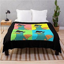 Agent Phineas and Ferb Throw Blanket