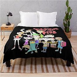 Call Me Big Brother Phineas And Ferb The Group Logo Nice Gift For Fan Throw Blanket