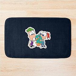 Baby Phineas and Ferb with Perry Bath Mat