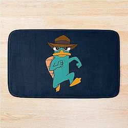 Agent Perry the platypus Bath Mat