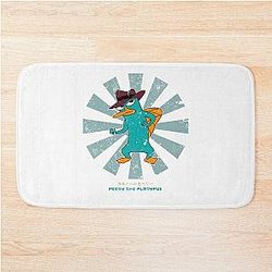 Perry The Platypus Japanese Bath Mat
