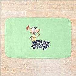Phineas Flynn Catchphrase Bath Mat