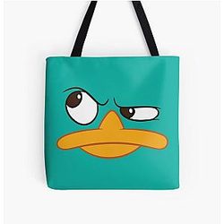 Perry the Platypus All Over Print Tote Bag