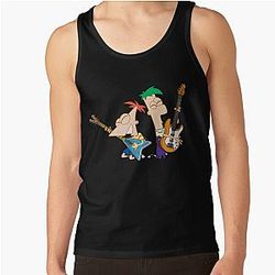 Phineas and Ferb Funny Love Tank Top
