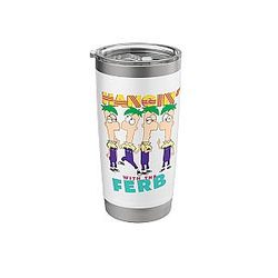 Disney Phineas and Ferb Hangin' with Ferb Stainless Steel Tumbler