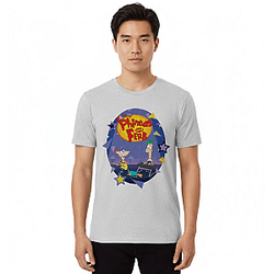 Casual Cartoon Style NTAN1401 Phineas And Ferb T-Shirts