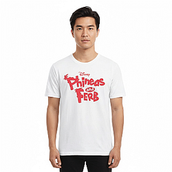 Colorful Cartoon Style NTAN1401 Phineas And Ferb T-Shirts