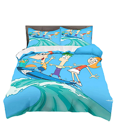 Summer Time On Beach DTNK2207 Phineas And Ferb Bedding Sets