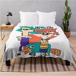 Life Of The Party Cool Group DTNK2207 Phineas And Ferb Blanket