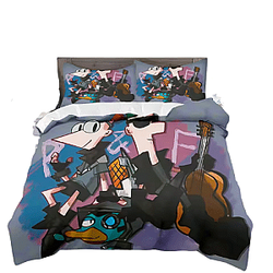 Rock band DTNK2207 Phineas And Ferb Bedding Sets