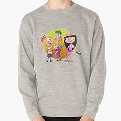 Phin Ferb and Isa Pullover Sweatshirt