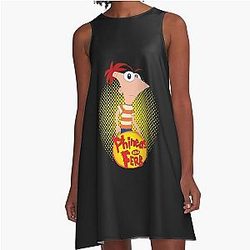 Phineas and Ferb T-shirt Phineas A-line Dress