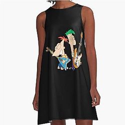 Phineas and Ferb A-Line Dress
