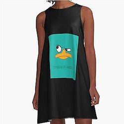 Perry the Platypus A-Line Dress