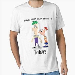 Vintage Phineas and Ferb I Know What We're Going to Do Today Essential T-Shirt