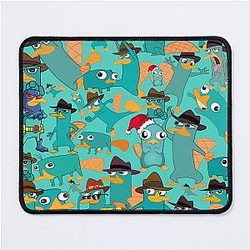 Phineas and Ferb  Aquamarine Background Mouse Pad
