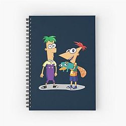 Phineas and Ferb Spiral Notebook