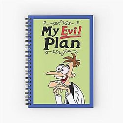 Prop Replica: Dr. Heinz Doofenshmirtz My Evil Plan Journal Notebook