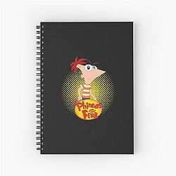 Phineas and Ferb Spiral Notebook