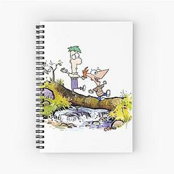 Phineas and Ferb Spiral Notebook