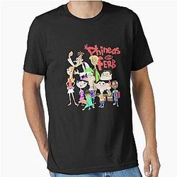 Phineas and Ferb 그룹 로고 Essential 티셔츠
