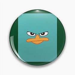 Perry the Platypus Graphic Pin