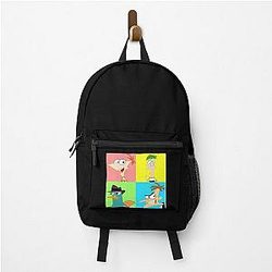 Rock Phineas Ferb Graphic Backpack for Fan